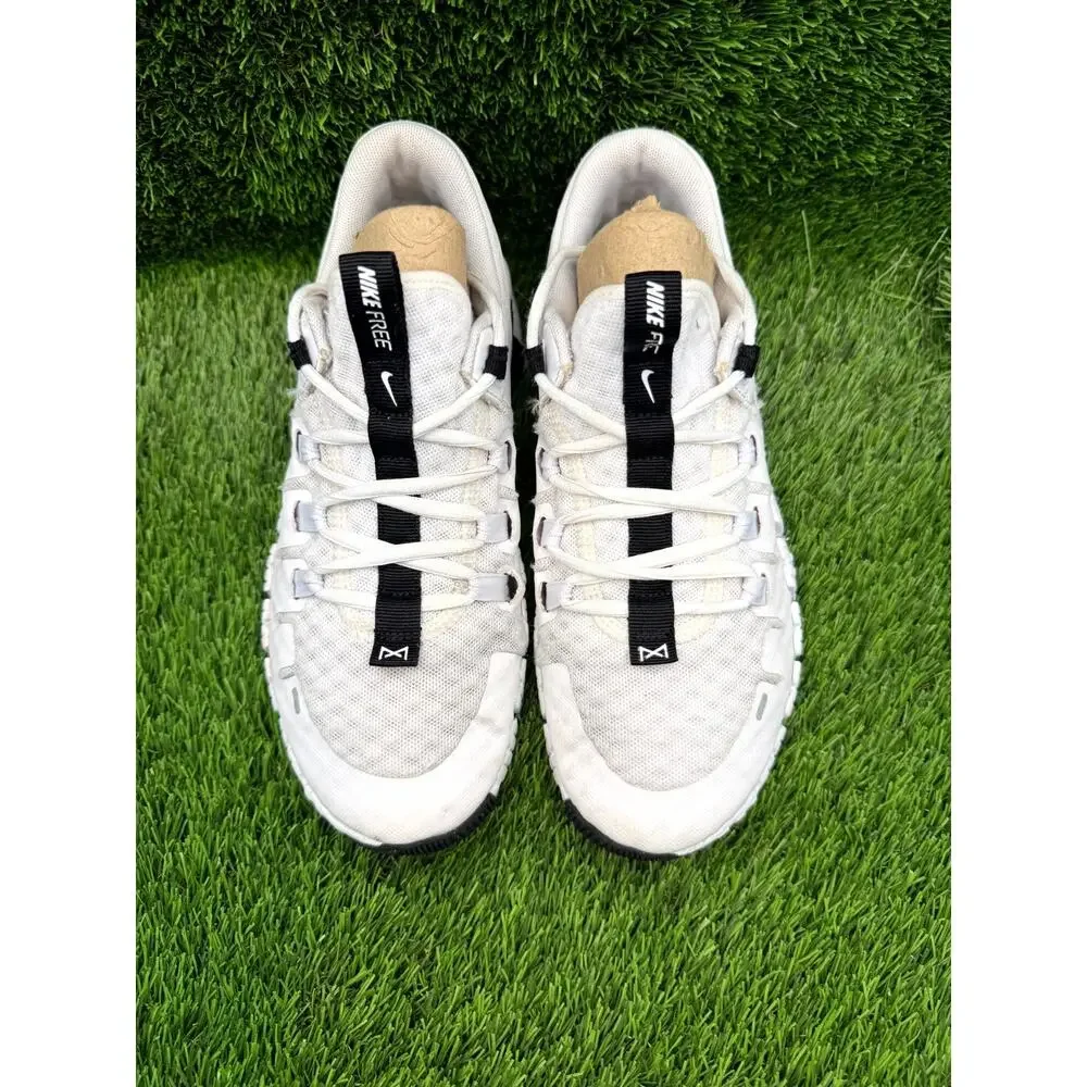 Nike Free Metcon 5 TB FN6616-100 Athletic Sneaker Men's 7 White Mesh Gym Sports